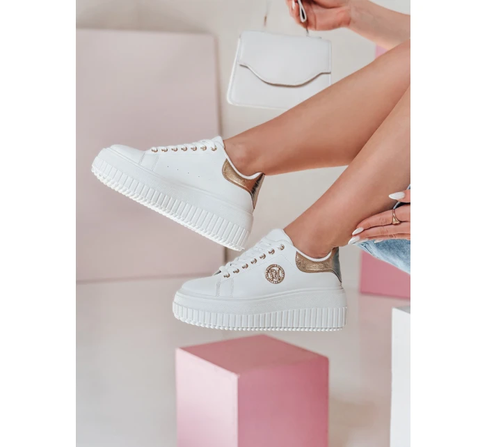 Dámske tenisky na platforme KITNOT gold FashionStreet ZY0920