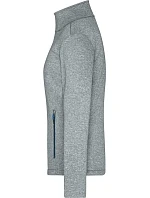 JN Dámská 2vrstvá melanžová softshell bunda 02. dark model 22530628 - Daiber