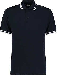KK 409 Pánské kontrastní piqué polo model 22419941 navy/white - Kustom Kit