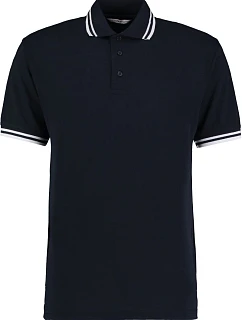 KK 409 Pánské kontrastní piqué polo model 22419941 navy/white - Kustom Kit