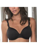 Podprsenka s kosticami Selma s dištančnými košíčkami 5637 čierna - RosaFaia