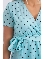 Mätové bodkované šaty