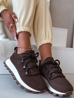 Sportovní tenisky na platformě Čokoládové Riadella