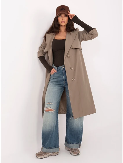 Kabát IT EN FL8808.32 tmavá khaki