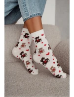 Dámske ponožky Medvedíky so srdiečkami 0200.202