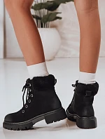 Dámske zateplené trapper čierne FashionStreet ZY1292