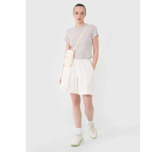 Dámské tričko z žebrovaného úpletu model 21719632 - 4F