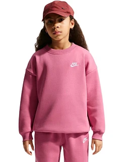 Dětská mikina Sportswear Club Fleece růžová model 22207920 - NIKE
