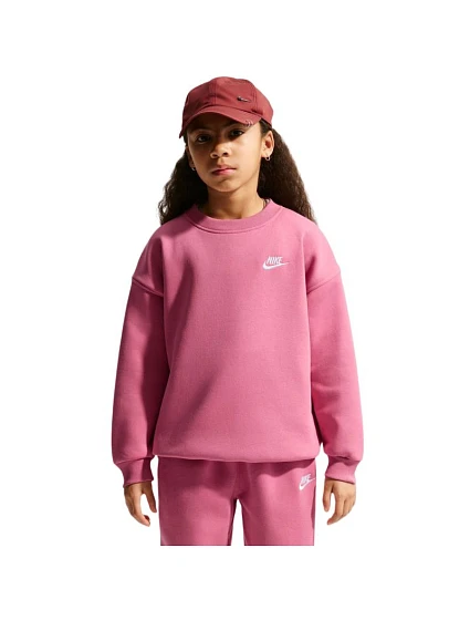 Detská mikina Nike Sportswear Club Fleece Pink FD2923 641
