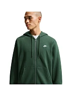 Pánská mikina Club BB FZ Hoodie, zelená, model 22311075 - NIKE