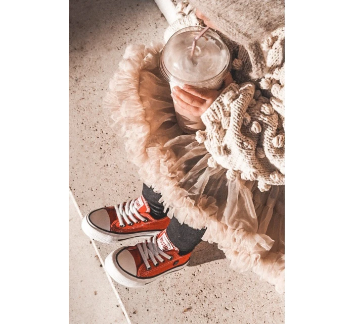 Dětské Klasické Tenisky Nízké BIG STAR model 21545379 červené - Big Star Shoes Dětské Klasické Tenisky Nízké BIG STAR model 21545379 červené - Big Star Shoes