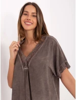 Blúzka MI BZ 7951.34 tmavá lila