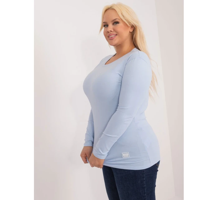 Bluzka RV BZ model 19572731 jasny niebieski - FPrice