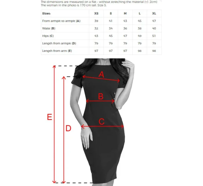 Elegantní zelené dámské šaty model 7276760 - numoco