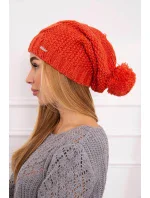 Čiapka s fleecom Justyna K253 červená