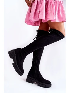 Dámské semišové boty Černá model 21593733 - Boto