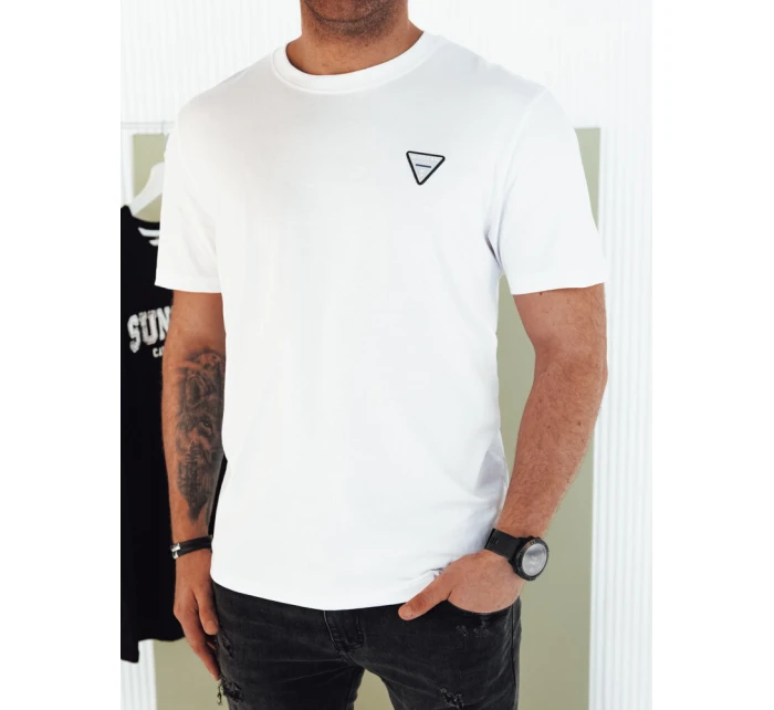 FashionStreet pánske základné biele tričko RX5440