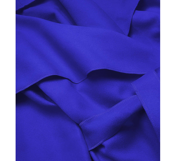 Minimalistický dámsky kabát v nevädzovej farbe (747ART)