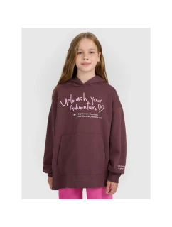 Dívčí mikina oversize s kapucí model 21815691 - 4F