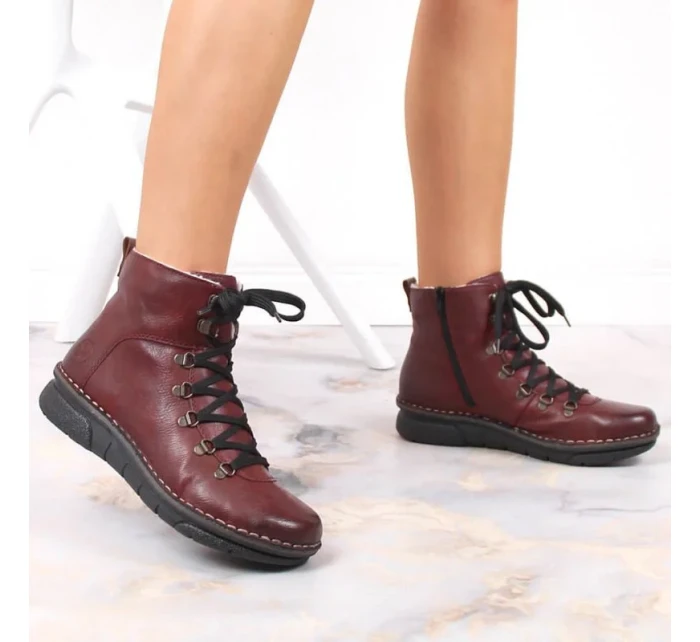 Pohodlné zateplené topánky Rieker W RKR559 Pohodlné zateplené topánky Rieker W RKR559