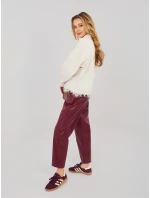 Nohavice IT SP FL8576.06P tmavo červená