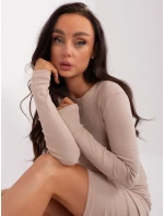 Sukienka RV SK model 18843735 jasny beżowy - FPrice