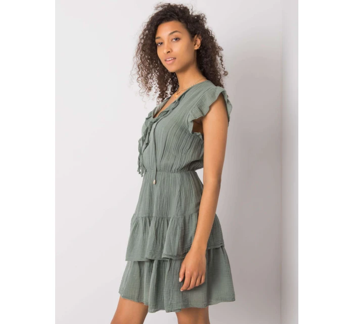 TW SK BI 26594.36P khaki šaty