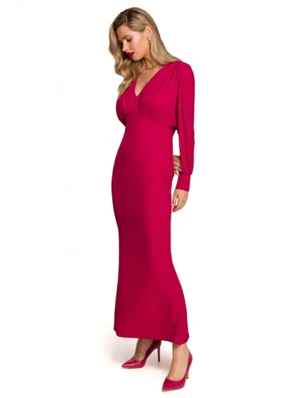 Šaty mořské  švestka model 18004507 - Makover