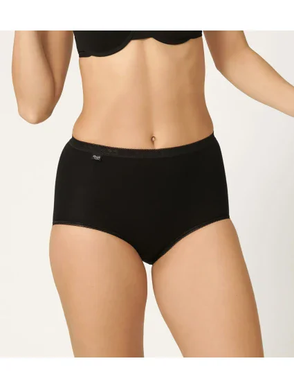 Dámske nohavičky Sloggi Basic+ Maxi čierne Dámske nohavičky Sloggi Basic+ Maxi čierne