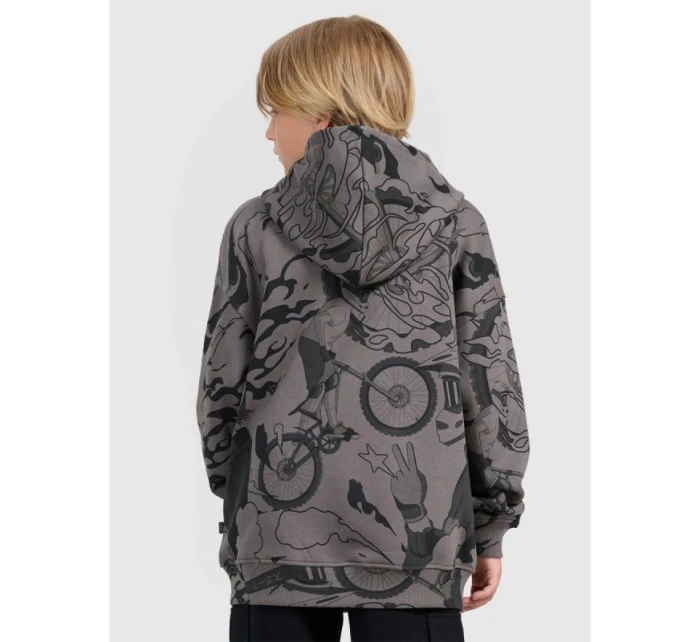 Chlapecká mikina s kapucí model 21727191 - 4F Chlapecká mikina s kapucí model 21727191 - 4F