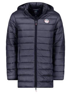 Geographical Norway pánska bunda AMIGOMAP LONG HOOD DB NAVY MEN 233 NAVY (WZ5088H/GN-MARINE)