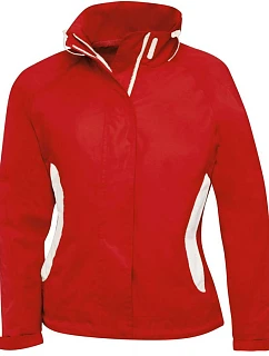 B&C Sparkling /women Dámská jachtařská bunda 01.0910 red/white