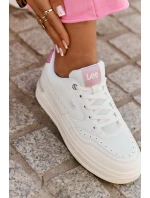 Dámské Tenisky Na Platformě  WOMEN LOW Bílé model 21695018 - Lee