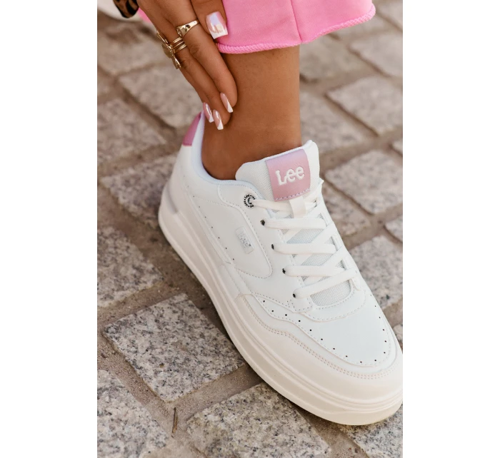Dámské Tenisky Na Platformě  WOMEN LOW Bílé model 21695018 - Lee