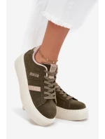 Dámské Tenisky Na Platformě Big Star model 21706261 Zelené - Big Star Shoes