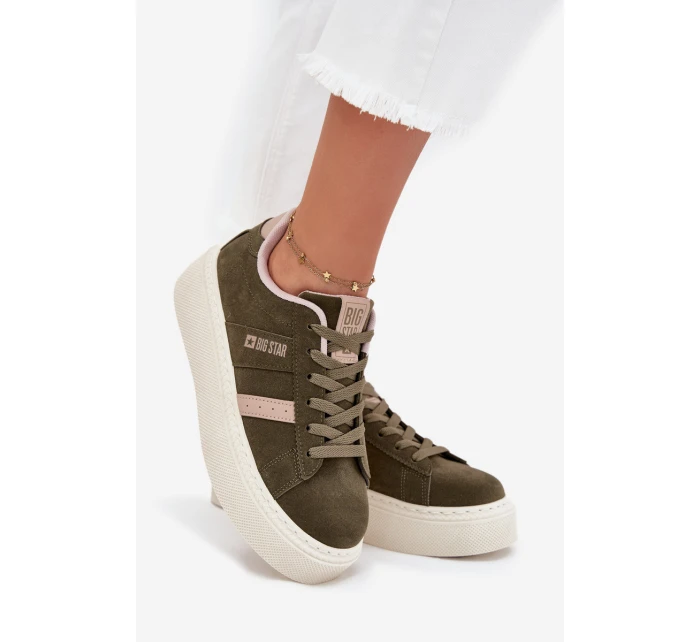 Dámské Tenisky Na Platformě Big Star model 21706261 Zelené - Big Star Shoes