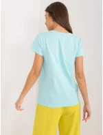 T shirt RV TS model 19768838 mietowy - FPrice T shirt RV TS model 19768838 mietowy - FPrice