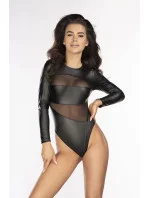 Dámske sexy body Body V-10580 Black - Axami