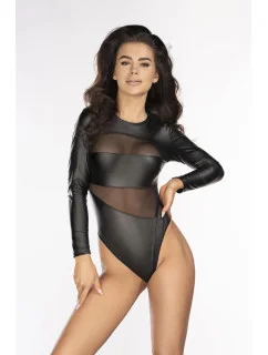 Dámske sexy body Body V-10580 Black - Axami