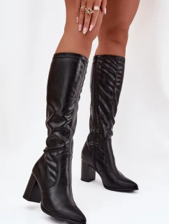 Topánky na podpätku model 217216 Krok vo veľkom štýle