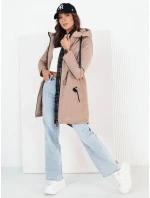 Dámská přechodná bunda parka khaki Dstreet model 21973498 - FashionStreet