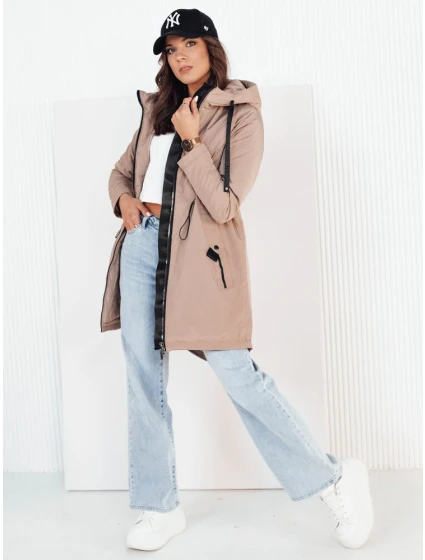 Dámská přechodná bunda parka khaki Dstreet model 21973498 - FashionStreet