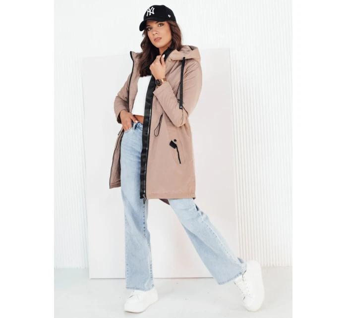 Dámská přechodná bunda parka khaki Dstreet model 21973498 - FashionStreet