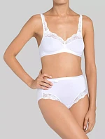 Sloggi Romance - Maxi nohavičky z bavlny Supima® s čipkovaným lemom Sloggi