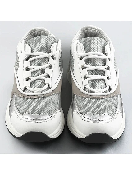 šněrovací sneakersy s barevnými vsadkami model 17177634 šněrovací sneakersy s barevnými vsadkami model 17177634
