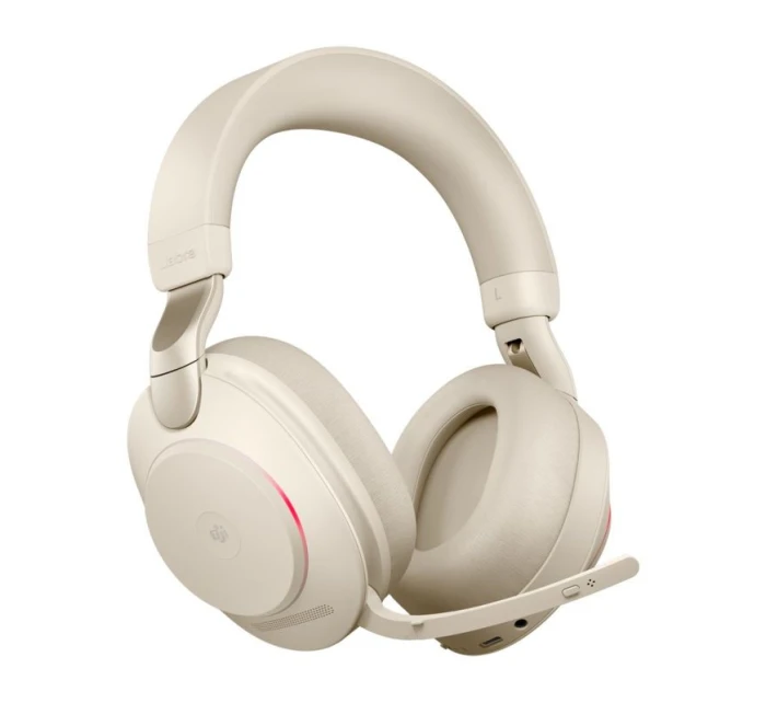 Slúchadlá do uší Jabra Evolve2 85 MS Stereo Link380a, béžové