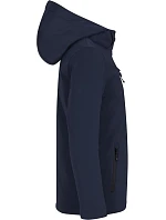 Padded Hooded Softshell Junior Dětská zateplená softshellová bunda s kapucí model 22454895 dark navy - Clique