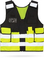 Korntex KXELTAC – Stammheim Multifunkčná vesta „Tactical“ 76.LTAC čierna/výrazne žltá