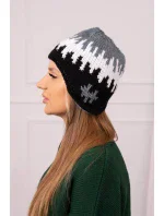 Dámská čepice tmavě model 18752469 - K-Fashion Dámská čepice tmavě model 18752469 - K-Fashion