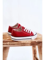 Dziecięce Trampki Klasyczne Czerwone Filemon Dziecięce Trampki Klasyczne Czerwone Filemon